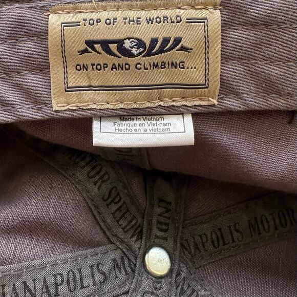 2/$15 Indianapolis Motor Speedway Gray Pink Hat Baseball Cap Racing Nascar - Picture 6 of 8